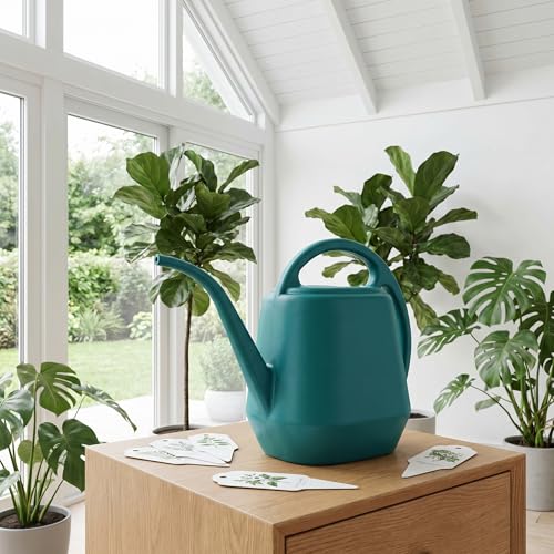 Watering Can Plastic 4 Litre Lightweight Water Sprayer Watering Bottle for Garden Outdoor House Flower Bonsai Plant