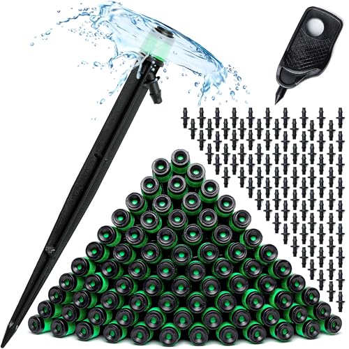 1 4" Drip Irrigation Emitters Vortex Sprinkler Parts (100 Count)