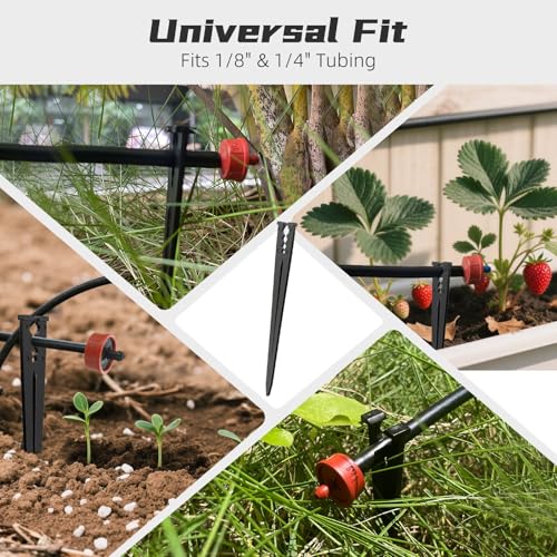 100 Pack Drip Irrigation Stakes for 1 (100 Count)