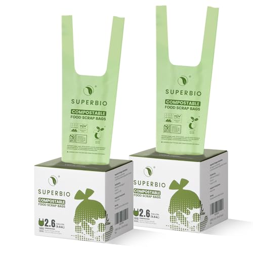 2.6 Gallon Compostable Bags (200 Count)