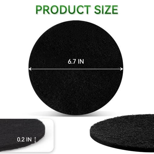 10 Pack Charcoal Filters for Compost Bucket (10 Count)