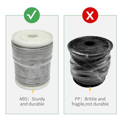 3 38" Wire Cable Rope Kit (200 Foot)