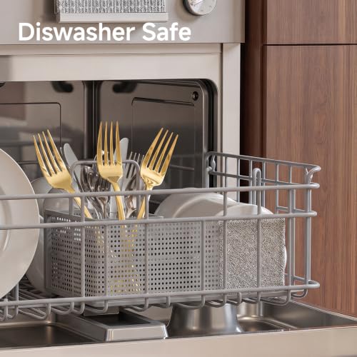 Forks 4 Piece Gold Dinner Forks Set (Gold / 4-Piece)