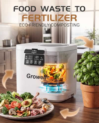 Electric Composter for Kitchen (White)