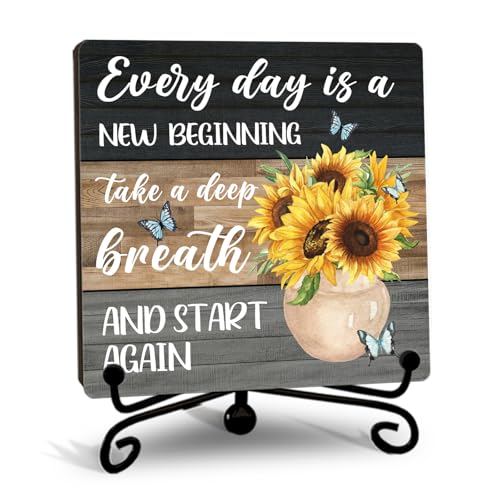 Sunflower Wooden Table Decor (Retro Sunflower 11)
