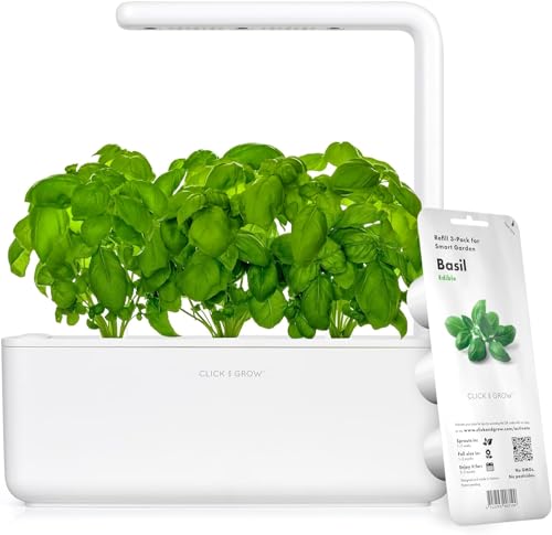 Click & Grow Indoor Herb Garden Kit with Grow Light