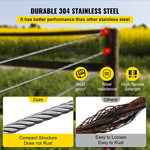 3 16 T304 Stainless Steel Cable 250FT
