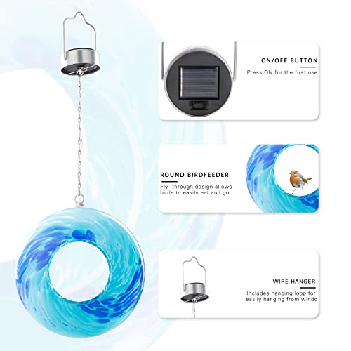 Glass Bird Feeder