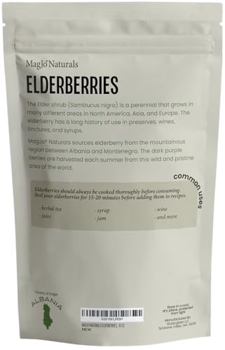 Dried Elderberries (16 Ounce)