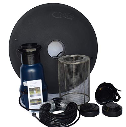 FT 14000 Floating Pond Fountain and Aerator Complete Kit with 14