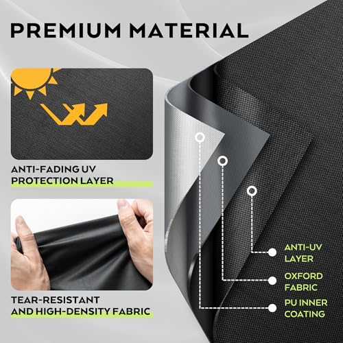Griddle Cover for CharBroil Bistro Pro Electric Grill & Griddle 25302145 (33"L x 22"D x 37"H)