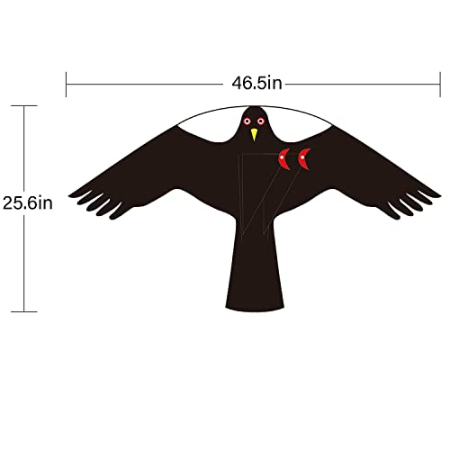 Bird Scarer Kite Without Pole Bird Hawk Flying Kite