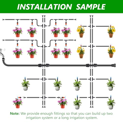 256FT Automatic Drip Irrigation System Kit