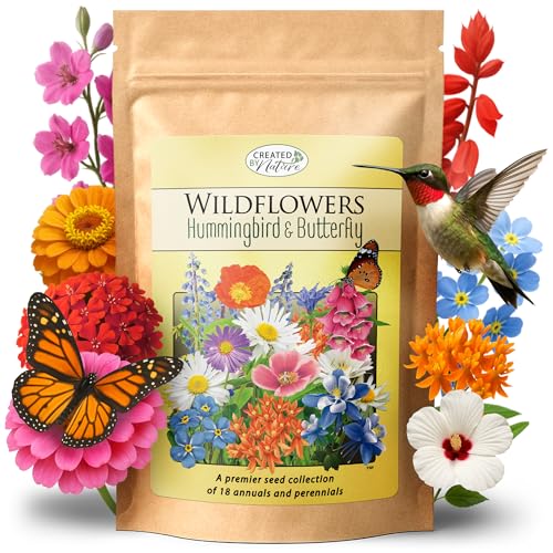 Hummingbird & Butterfly Wildflower Seed Mix (60000 Count)