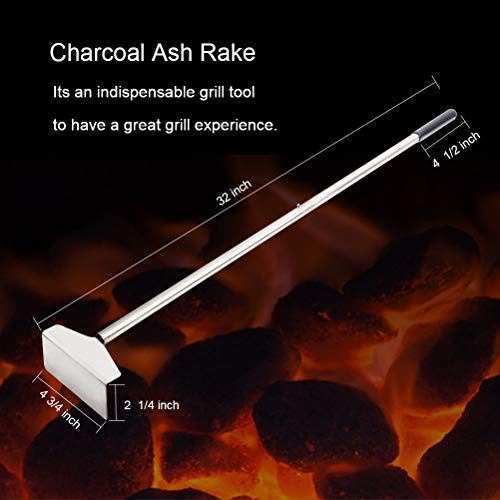 Charcoal Grill Rake Grill Ash Tool Accessories