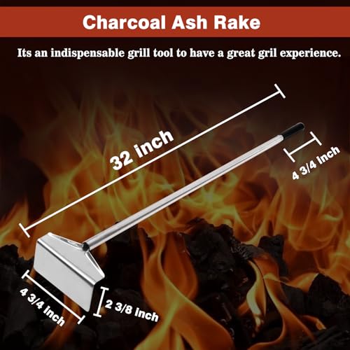 Coal Rake Grill Ash Tool