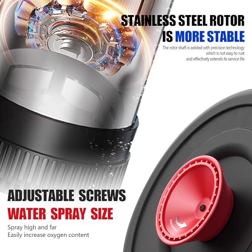 RGB LED Pond Fountain Aerator 750W with Color