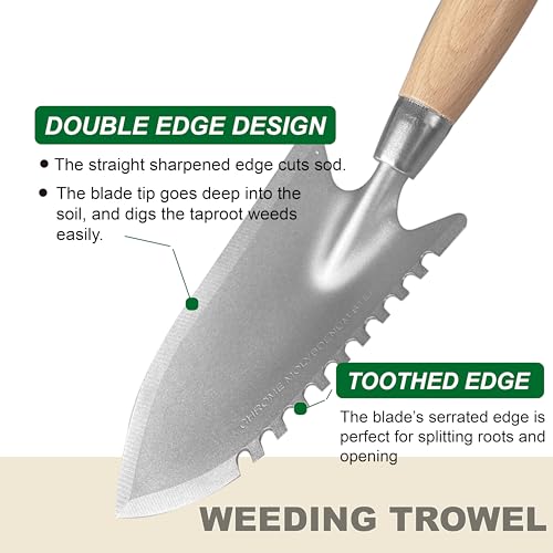 11.6" Weeding Trowel with Serrated Edge