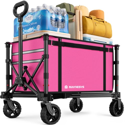 Collapsible Wagon with Wheels (Pink)