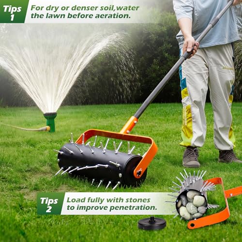 Rolling Lawn Aerator