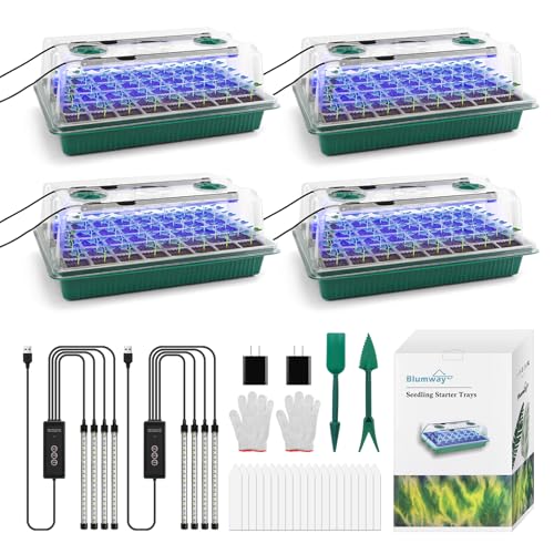Seed Starter Tray with Grow Light (160 Count)