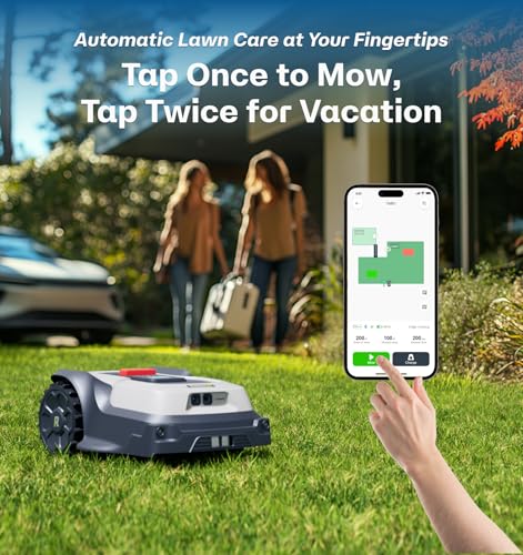 T1200Pro Robot Lawn Mower with RTK Extension Cable for 0.37 Acre
