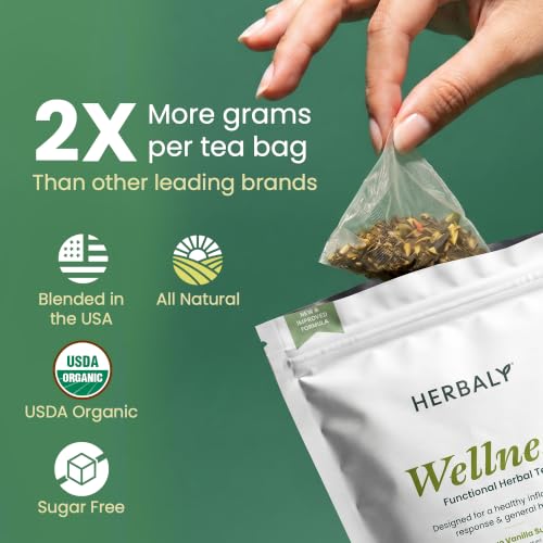 Organic Herbal Ginger Tea (28 Count)