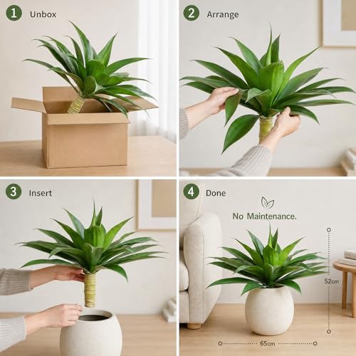 Artificial Outdoor Agave Plant (2 Count)