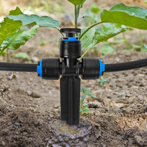 10 Pack 1 4" End Plugs for Drip Irrigation Tee Connectors (10 Count)