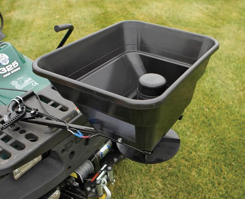 12-Volt ATV/UTV Broadcast Spreader, 80-lbs Capacity, Lawn and Garden Seed Spreaders with Rain Cover