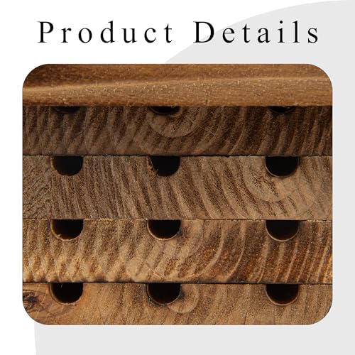 Bee Houses for The Garden Insect Bee Hotel Carpenter Wood Bee House of Outside Box