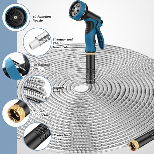 Garden Hose 100ft (silvery / 100ft)