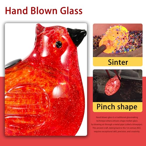 Glass Bird Shaped Plant Watering Ball Glass Automatic Watering Ball Flower Pot Insertion Spike Drip Irrigation Device Watering Ball Irrigation System Plant Enthusiast Gift