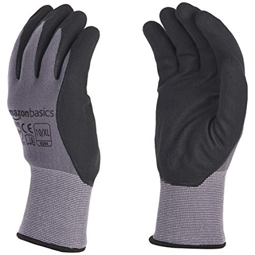 Micro Foam Nitrile Coated Safety Work Gloves (10/XL)
