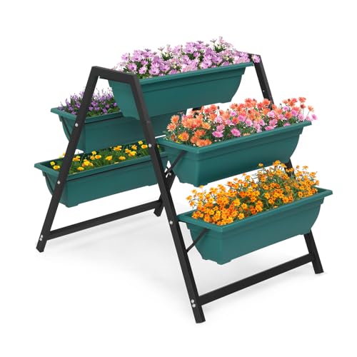 Green Raised Garden Planter Bed (5 Count)