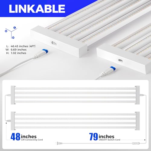 TX L84 4FT LED Grow Light (GrowForce Spectrum / 4FT-2 Packs)