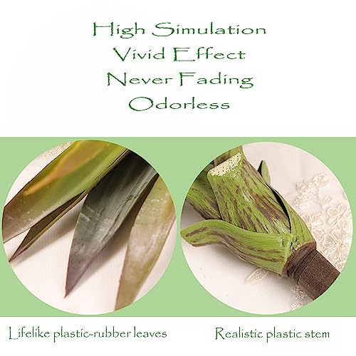 2pcs Artificial Agave Plants (2 Count)