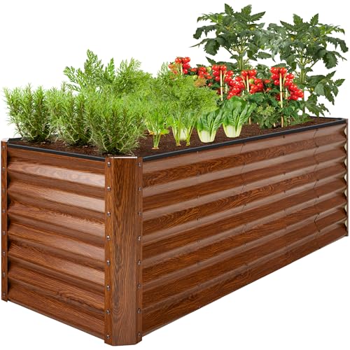 8x2x2ft Raised Outdoor Metal Garden Bed