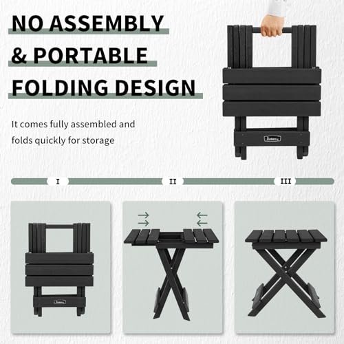 Outdoor Folding Adirondack Side Table