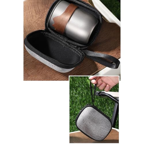 Titanium Kung Fu Tea Set Camping Teapot Kit