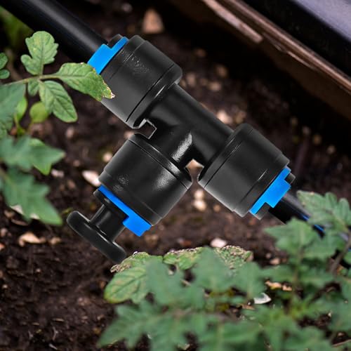 20 Pack 1 4" End Plugs for Drip Irrigation Tee Connectors (20 Count)