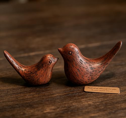 Birds Figurine (Jujube-red)