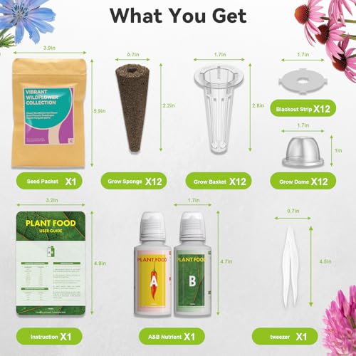 12 Pod Flower Seed Pod Kit for AeroGarden (12 Pods)