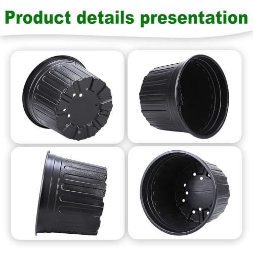 30 Pack 5 Gallon Flexible Plant Nursery Pots (5Gallon 30P)