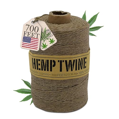 Beeswaxed Hemp Twine (700 Foot)