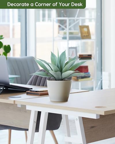 Artificial Outdoor Blue Agave Plant (2 Count)