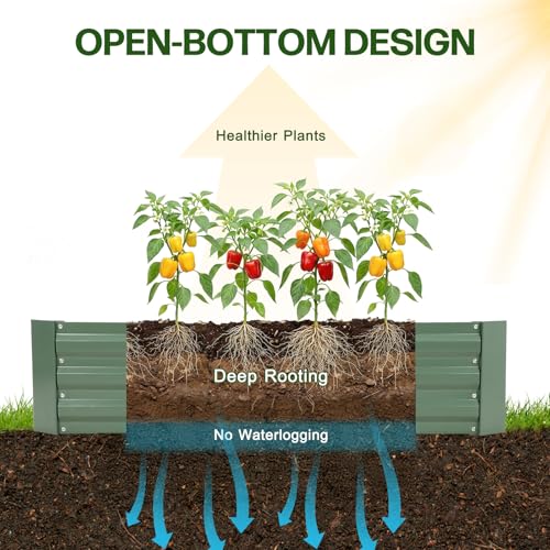 4 x 2 x 1 ft Outdoor Raised Garden Bed