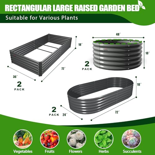 Anleolife 6 Bed Round (6 Count)