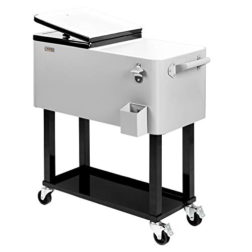 80 Quart Rolling Ice Chest