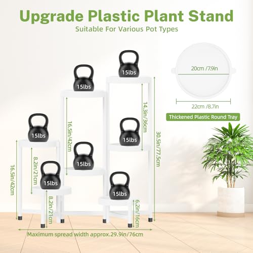 7 Tier Folding Plant Stand Indoor Outdoor